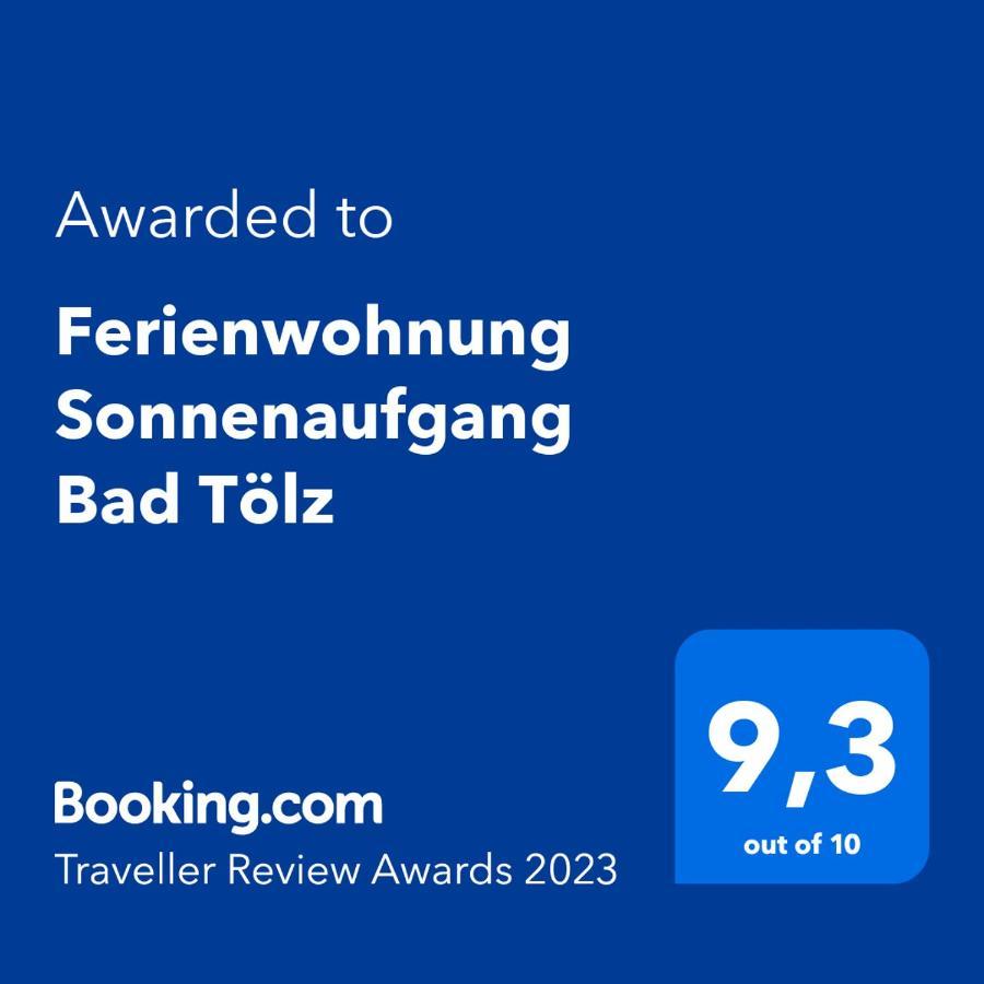 Ferienwohnung Sonnenaufgang Bad Toelz ภายนอก รูปภาพ
