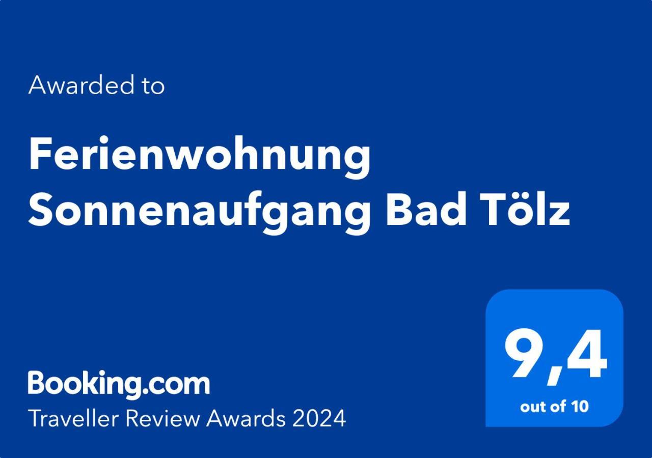 Ferienwohnung Sonnenaufgang Bad Toelz ภายนอก รูปภาพ